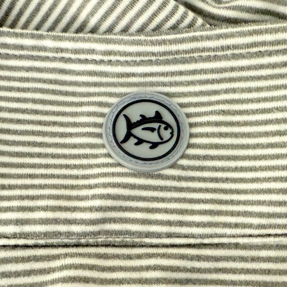 Southern Tide ‘Cruiser’ Micro-Stripe Performance Quarter-Zip Pullover Men’s L - Picture 3 of 13
